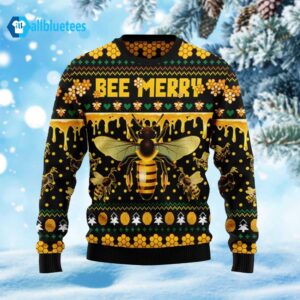 Bee Merry Ugly Christmas Sweater