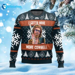I Gotta Have More Cowbell Ugly Christmas Sweater