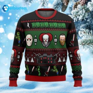 Classic Horror Ugly Christmas Sweater