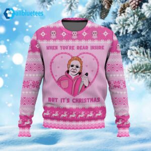 Michael Myers When You’re Dead Inside Ugly Christmas Sweater