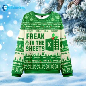 Freak In The Sheets Ugly Christmas Sweater