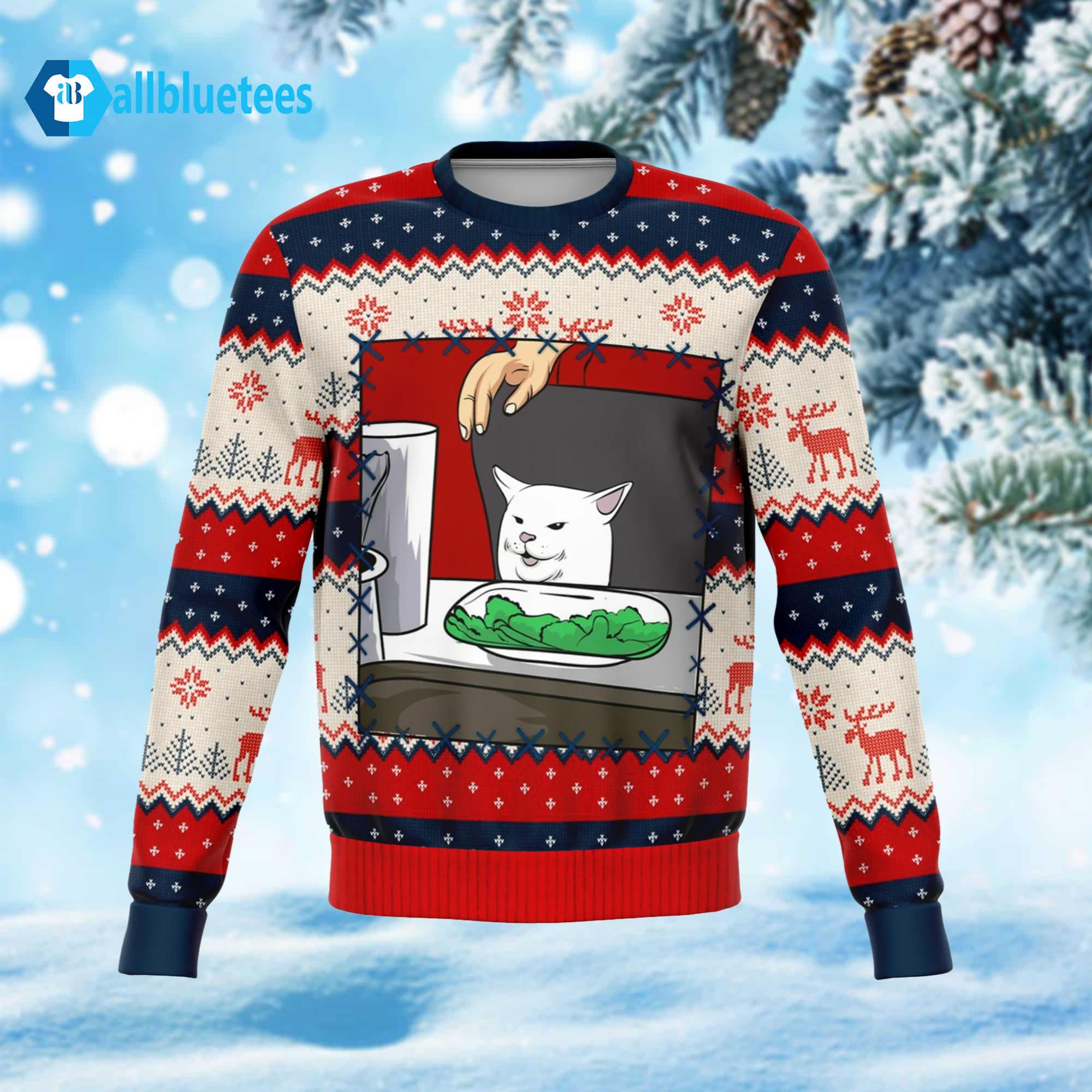 Cat Meme Ugly Christmas Sweater Cat Meme Ugly Christmas Sweater