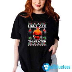 Mike Tyson Ugly Ath Thweater Christmas Sweater Lady T Shirt Allbluetees women t shirt black.jpg