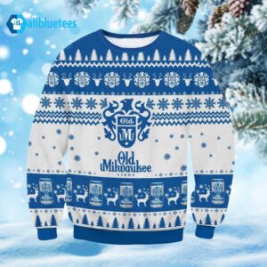 Old Milwaukee Light Ugly Christmas Sweater