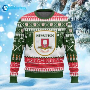 Spaten German Beer Ugly Christmas Sweater
