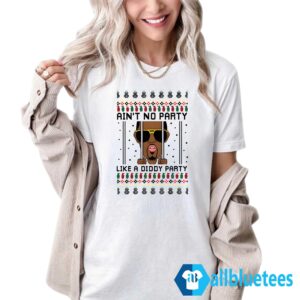 Aint No Party Like A Diddy Party Christmas Sweater Women T Shirt Allbluetees women t shirt white.jpg
