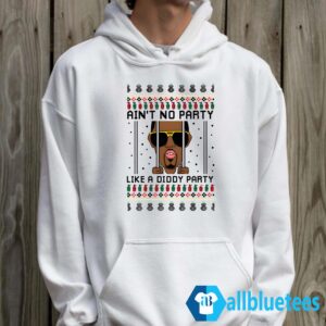 Aint No Party Like A Diddy Party Christmas Sweater Hoodie White z65.jpg