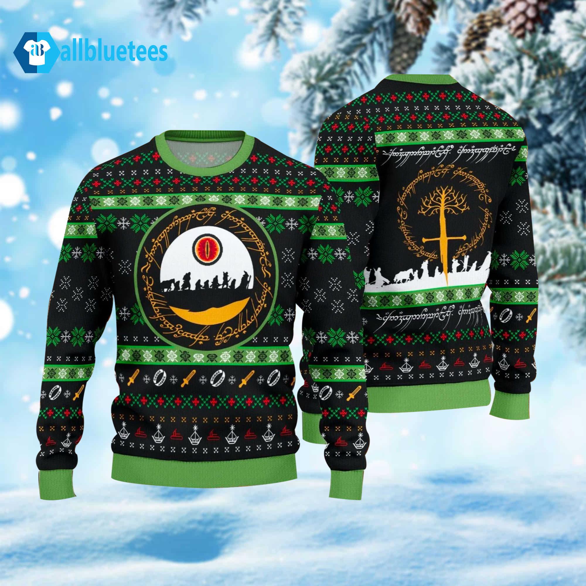 Sauron Eye Lord Of The Rings Ugly Christmas Sweater Sauron Eye Lord Of The Rings Ugly Christmas Sweater