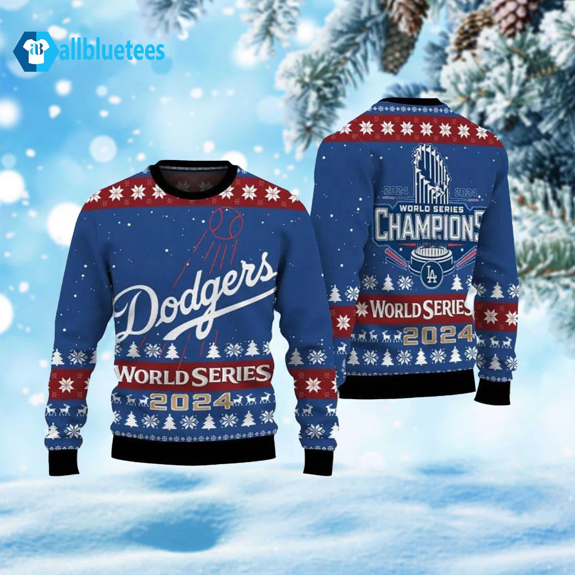 Dodgers World Series Ugly Christmas Sweater Dodgers World Series Ugly Christmas Sweater