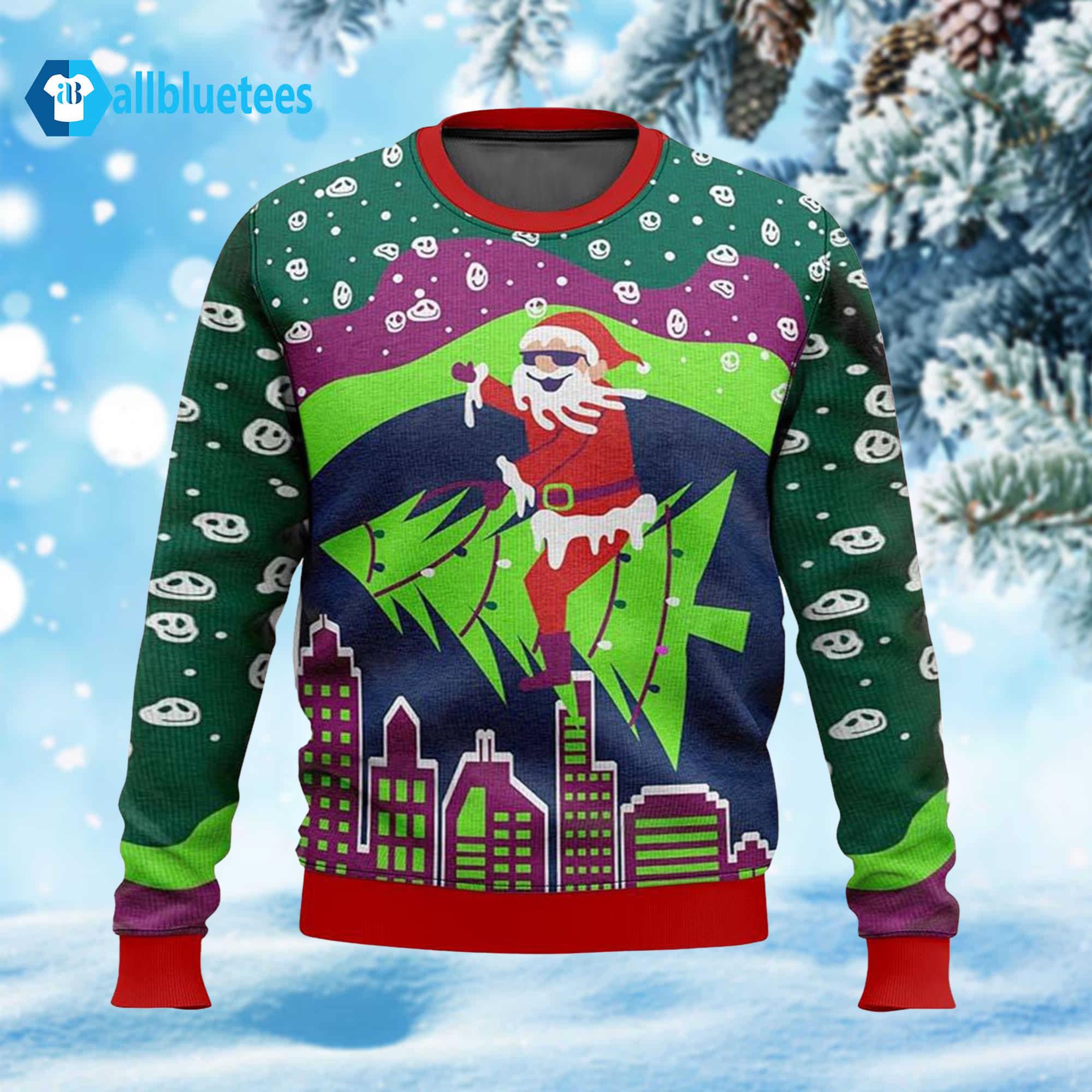 Tripping Santa Ugly Christmas Sweater Tripping Santa Ugly Christmas Sweater