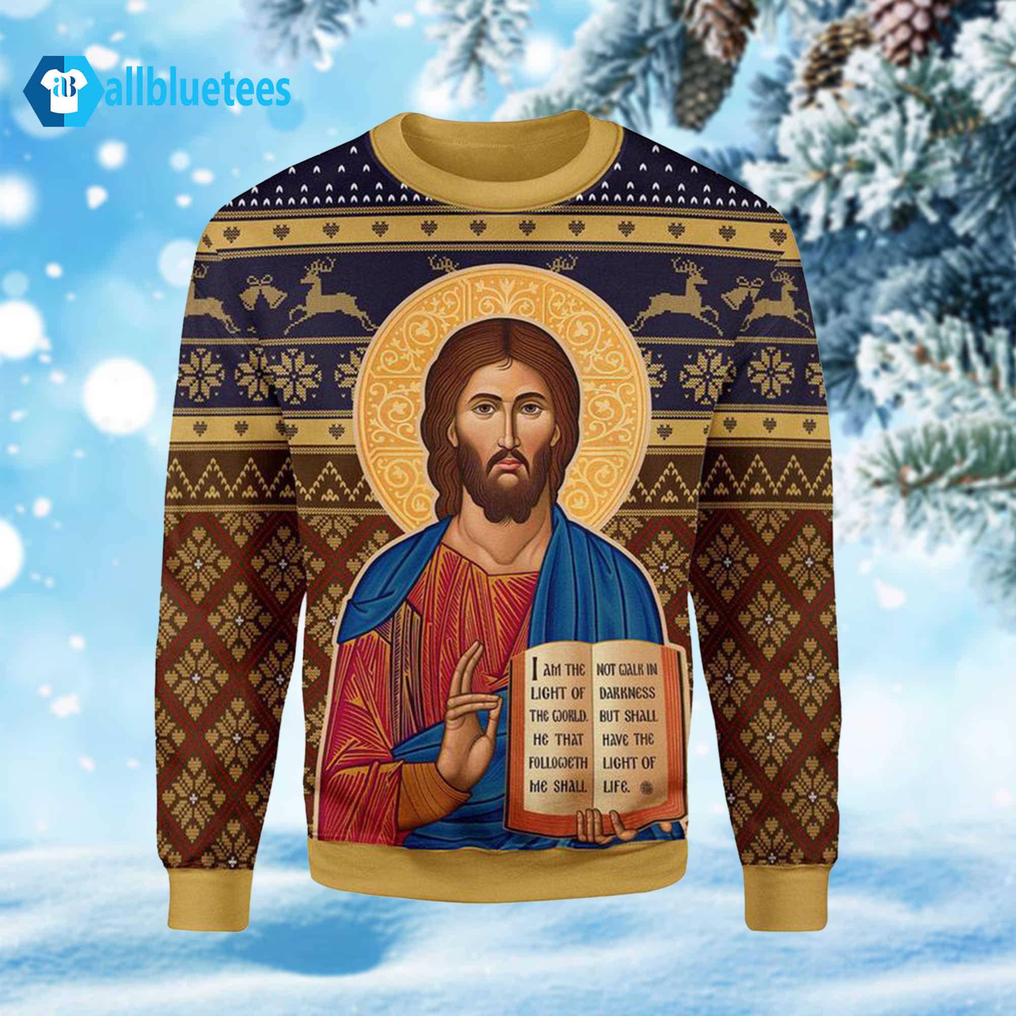Cretan-Style Christ Ugly Christmas Sweater Cretan-Style Christ Ugly Christmas Sweater