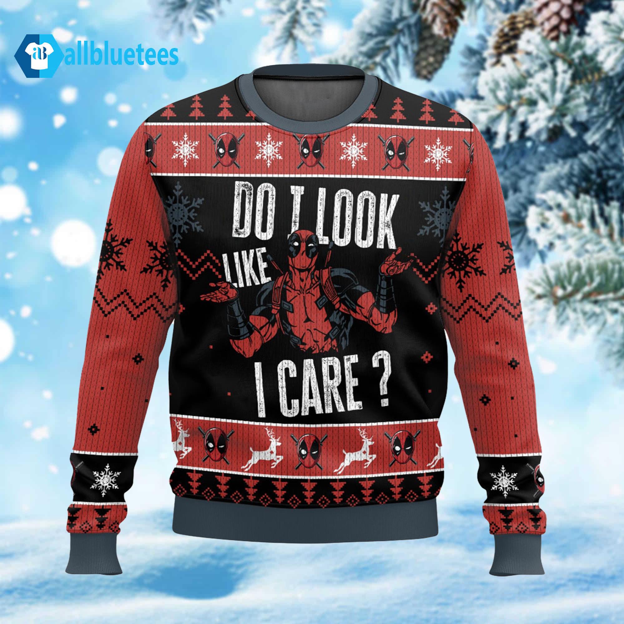 Do I Look Like I Care Ugly Christmas Sweater Do I Look Like I Care Ugly Christmas Sweater