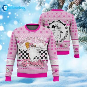 Frosty The Snowman Feeling A Little Frosty Ugly Christmas Sweater