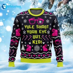 Yule Shoot Your Eye Out Kid Ugly Christmas Sweater