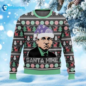 The Office Michael Scott Santa Mike Ugly Christmas Sweater