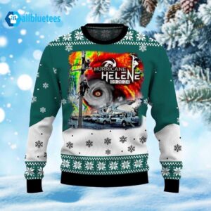 Hurricane Helena 2024 Ugly Christmas Sweater