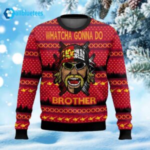 Hulk Hogan Whatcha Gonna Do Ugly Christmas Sweater