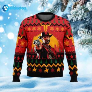 Arthur Morgan Red Dead Redemption Ugly Christmas Sweater