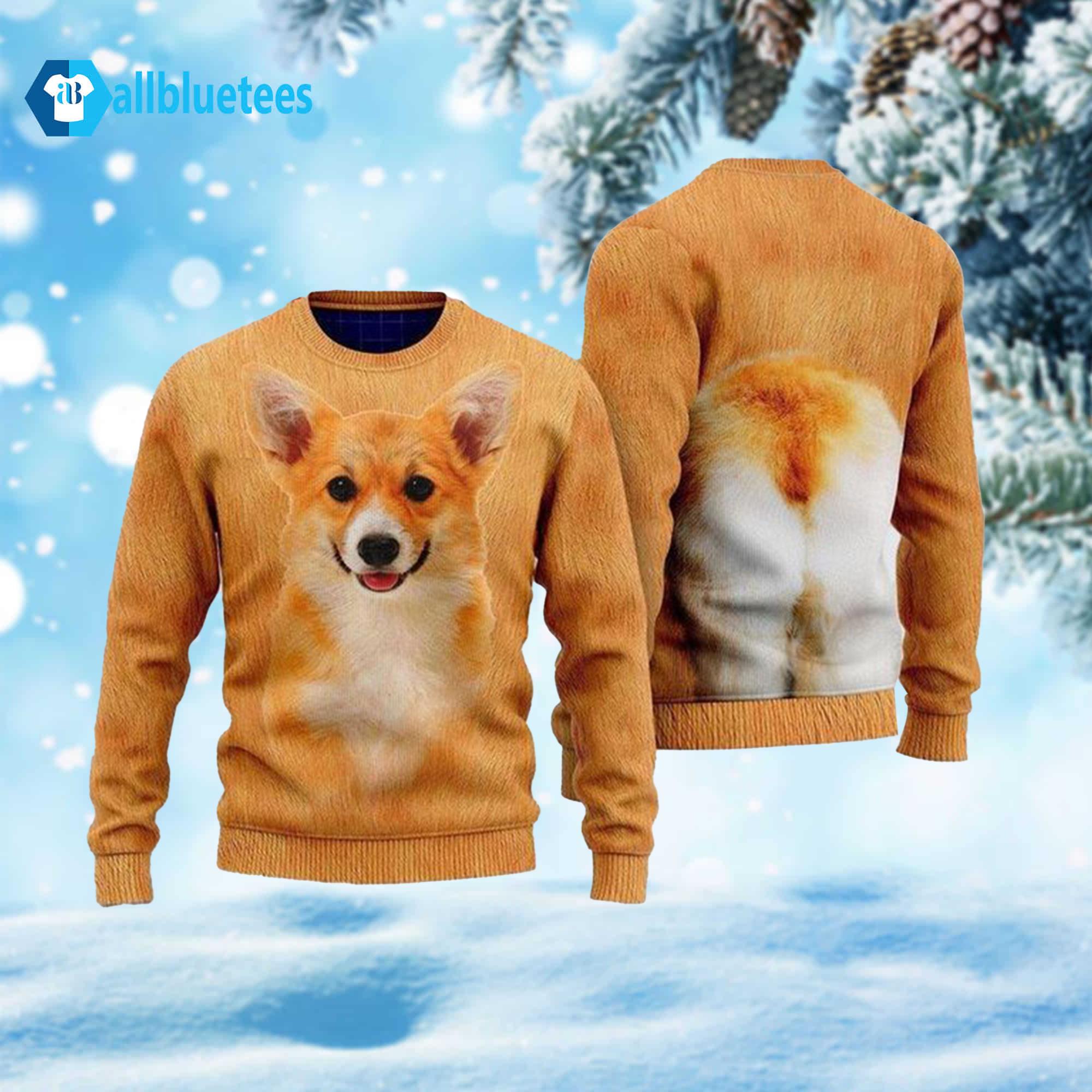 Corgi Dog Ugly Christmas Sweater Corgi Dog Ugly Christmas Sweater