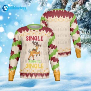 Single And Ready To Jingle Ugly Christmas Sweater