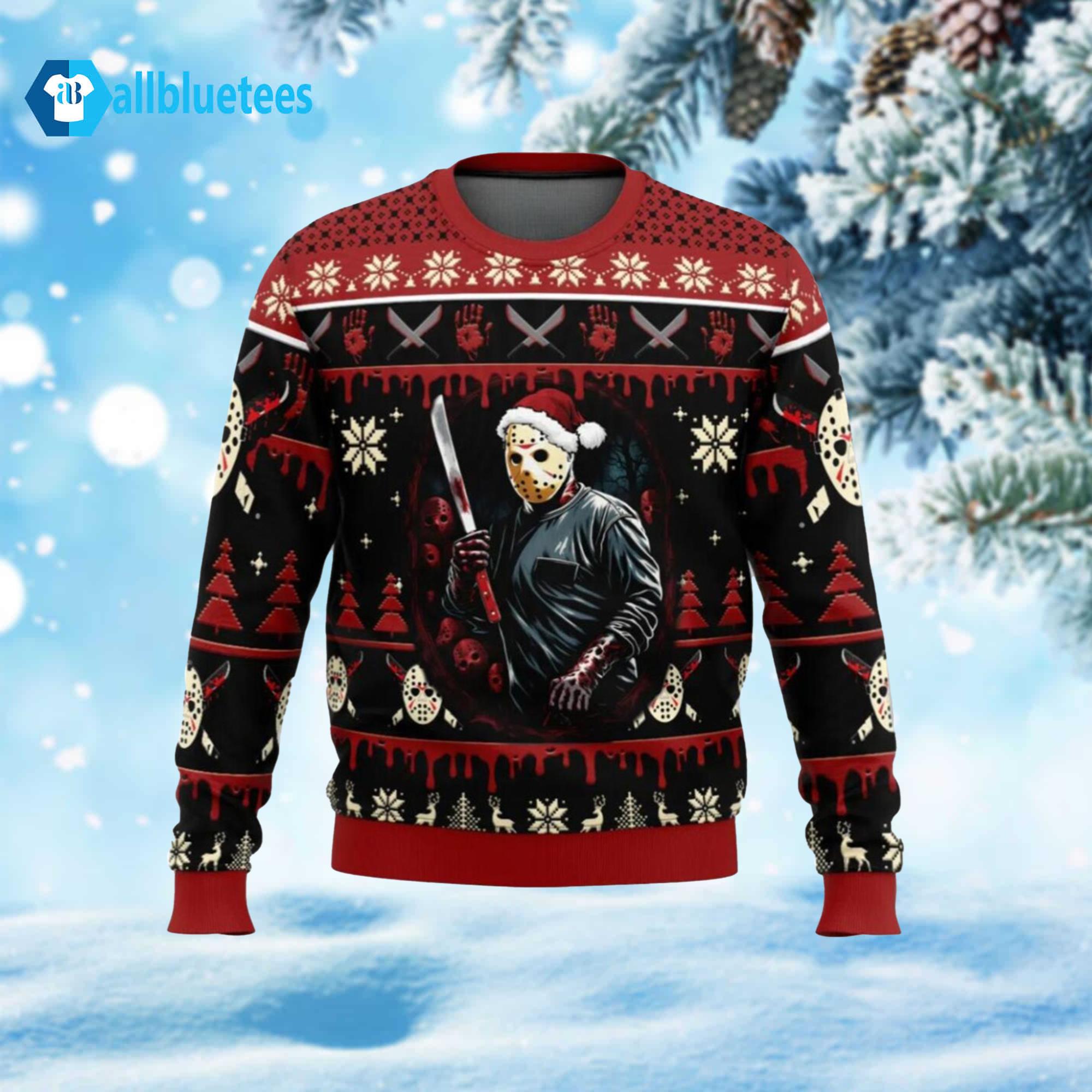 Jason Voorhees Ugly Christmas Sweater Jason Voorhees Ugly Christmas Sweater