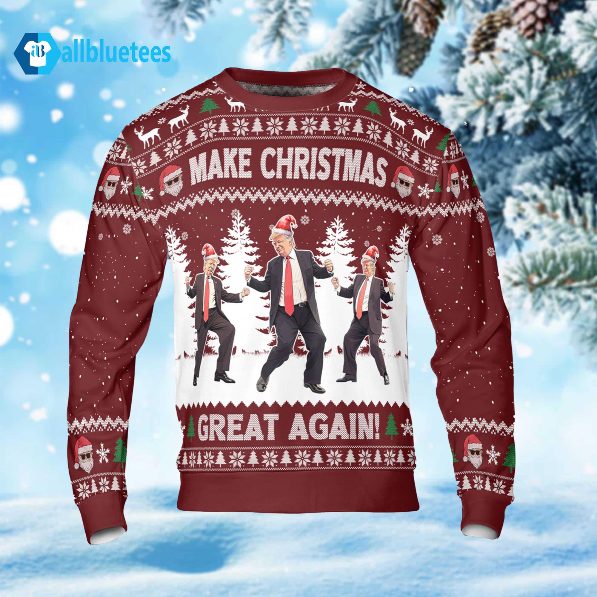 Trump Make Christmas Great Again Ugly Sweater Trump Make Christmas Great Again Ugly Sweater