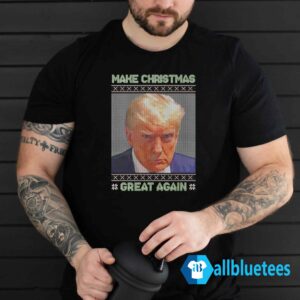 Trump Mugshot Make Christmas Great Again Sweater Men T Shirt Black G500.jpg