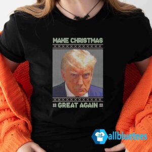 Trump Mugshot Make Christmas Great Again Sweater Lady T Shirt black L500.jpg