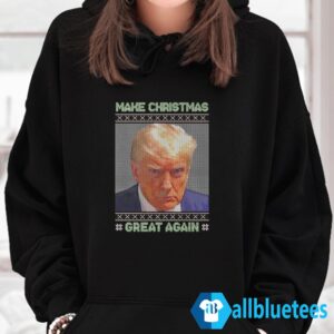Trump Mugshot Make Christmas Great Again Sweater Hoodie Black z65.jpg