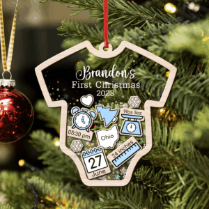 Custom Baby's First Christmas 2025 - Personalized Shaker Ornament - Customized Baby Name, New 1st Baby Gift, Baby Keepsake, 4D Shake Babies Ornament 5 baby s first christmas ornament 2023 personalized custom shaker ornament babies 1st christmas ornament customized baby name new baby gift baby keepsake 4d shake babies ornament suzitee store 2.png