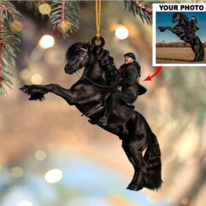 Custom Horse Photo Ornament, Personalized Equestrian Gift for Horse Lovers, Country Girl, Picture Acrylic Christmas Ornament | Horse Riding, Riders 4 Media 4 fb73b868 c657 4d57 8709 2cf106da95be.jpg