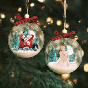 photo inserted christmas bauble tree decoration personalized christmas ball custom photo ornament funny loving christmas gifts idea for family round 3d globe ball ornament suzitee store 3.png