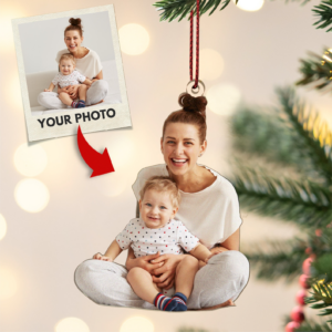 Christmas Ornament Photo Ornament, Personalized Ornament, Custom Family Photo Ornament, Acrylic Picture Ornament, Family Ornaments 2 Dog 5.png