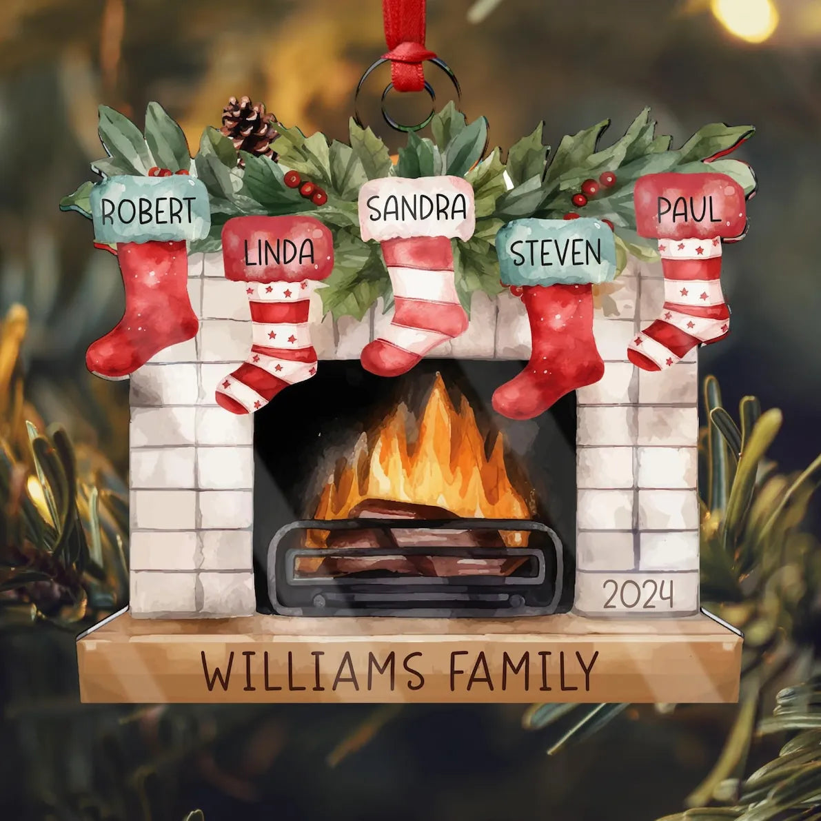 Personalized Christmas Stockings On Fireplace Custom Name Ornament – Family Christmas Stocking Ornament, Christmas Gift, Christmas Ornaments, Family Christmas Decoration Personalized Christmas Stockings On Fireplace Custom Name Ornament – Family Christmas Stocking Ornament, Christmas Gift, Christmas Ornaments, Family Christmas Decoration