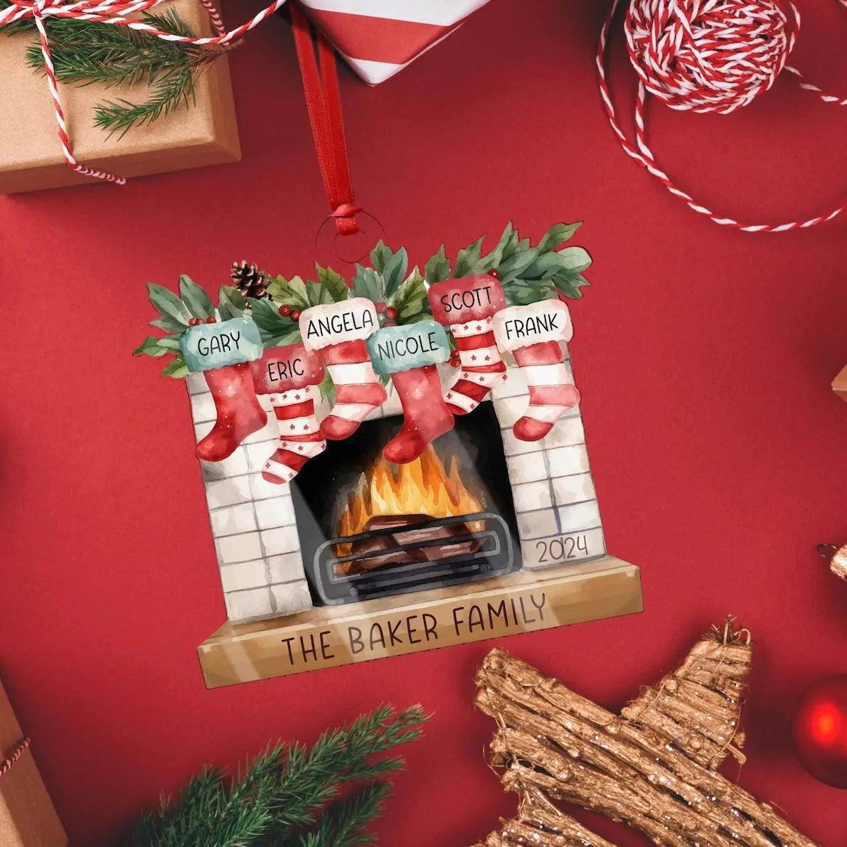 Personalized Christmas Stockings On Fireplace Custom Name Ornament – Family Christmas Stocking Ornament, Christmas Gift, Christmas Ornaments, Family Christmas Decoration Personalized Christmas Stockings On Fireplace Custom Name Ornament – Family Christmas Stocking Ornament, Christmas Gift, Christmas Ornaments, Family Christmas Decoration