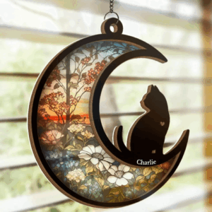Personalized Cat Window Hanging Suncatcher Ornament - Gift for Cat Owner, Cat Lovers, Cat Mom, Cat Dad 3 MyThoughtsAreWithYou 2.png