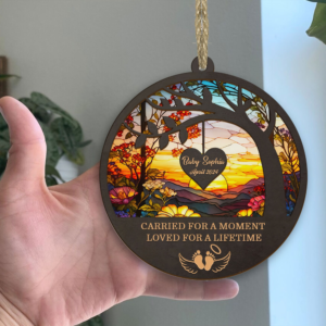 Personalized Baby Memorial Ornament, Baby Memorial Suncatcher, Infant Loss Gift, Miscarriage Ornament, Sympathy Gift 2 il fullxfull.6035784198 4rd5.png
