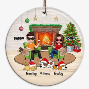 ornament doll couple and dogs ca.jpg