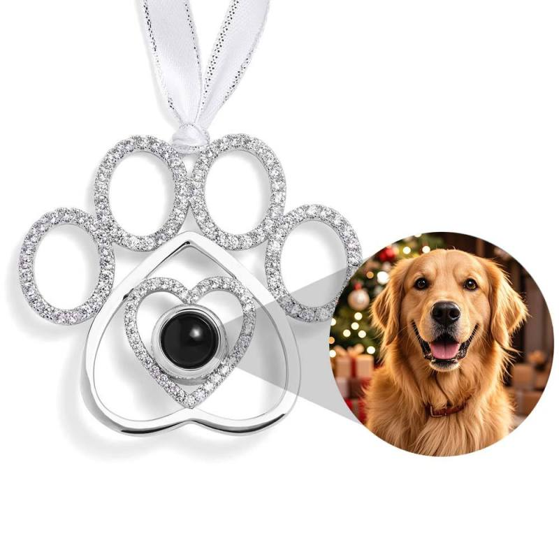 Pet Projection Ornament, Custom Memorial Photo Projection Ornaments, Personalized Dog Memorial Gift, Puppy Loss Gift, In Loving Memory Pet Projection Ornament, Custom Memorial Photo Projection Ornaments, Personalized Dog Memorial Gift, Puppy Loss Gift, In Loving Memory