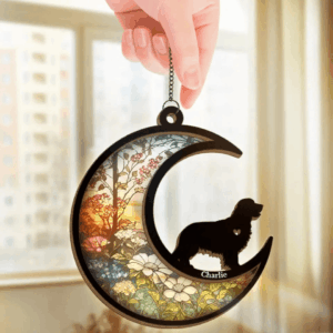 Personalized Dog Window Hanging Suncatcher Ornament - Gift for Dog Owner, Dog Lovers, Dog Mom, Dog Dad 2 Don tCryBecauseItIsOver 3.png