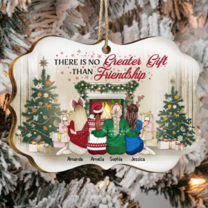 Best Friends There Is No Greater Gift Than Friendship - Personalized Medallion Wooden Ornament - Christmas Gift for Him/Her, Besties, Friends, Sister/Brother 2 AK335 ELE1102 MockupDef 2000x 2a3f6e7c 88a4 4642 bb19 a6680a3066b5.png