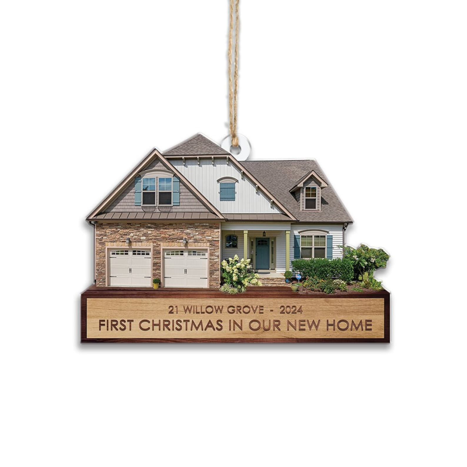 Custom House Photo Ornament, House Photo Ornament, Christmas Ornament, Family Ornament, Christmas Decor, Christmas Gift for Family Custom House Photo Ornament, House Photo Ornament, Christmas Ornament, Family Ornament, Christmas Decor, Christmas Gift for Family