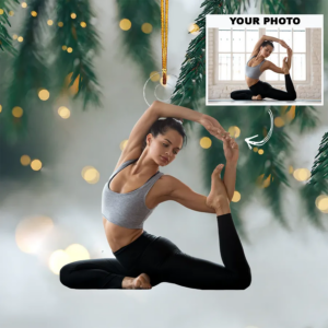 Personalized Custom Photo Ornament, Christmas Gifts For Yoga Lovers 1 Yoga 5.png