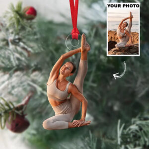 Personalized Custom Photo Ornament, Christmas Gifts For Yoga Lovers 6 Yoga 6.jpg