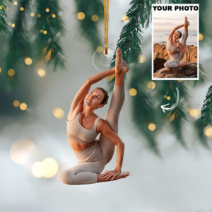 Personalized Custom Photo Ornament, Christmas Gifts For Yoga Lovers 7 Yoga 7.png