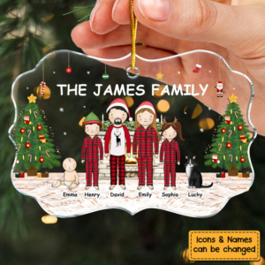 Personalized Gift For Family Christmas Ornament - Personalized Medallion Acrylic Ornament - Gift for Him/Her, Sister/Brother, Family Members 2 29983 235149 mockup 4 800x 5d1d0b0b e07b 4a0c 93b2 d0c2d42e53a7.png