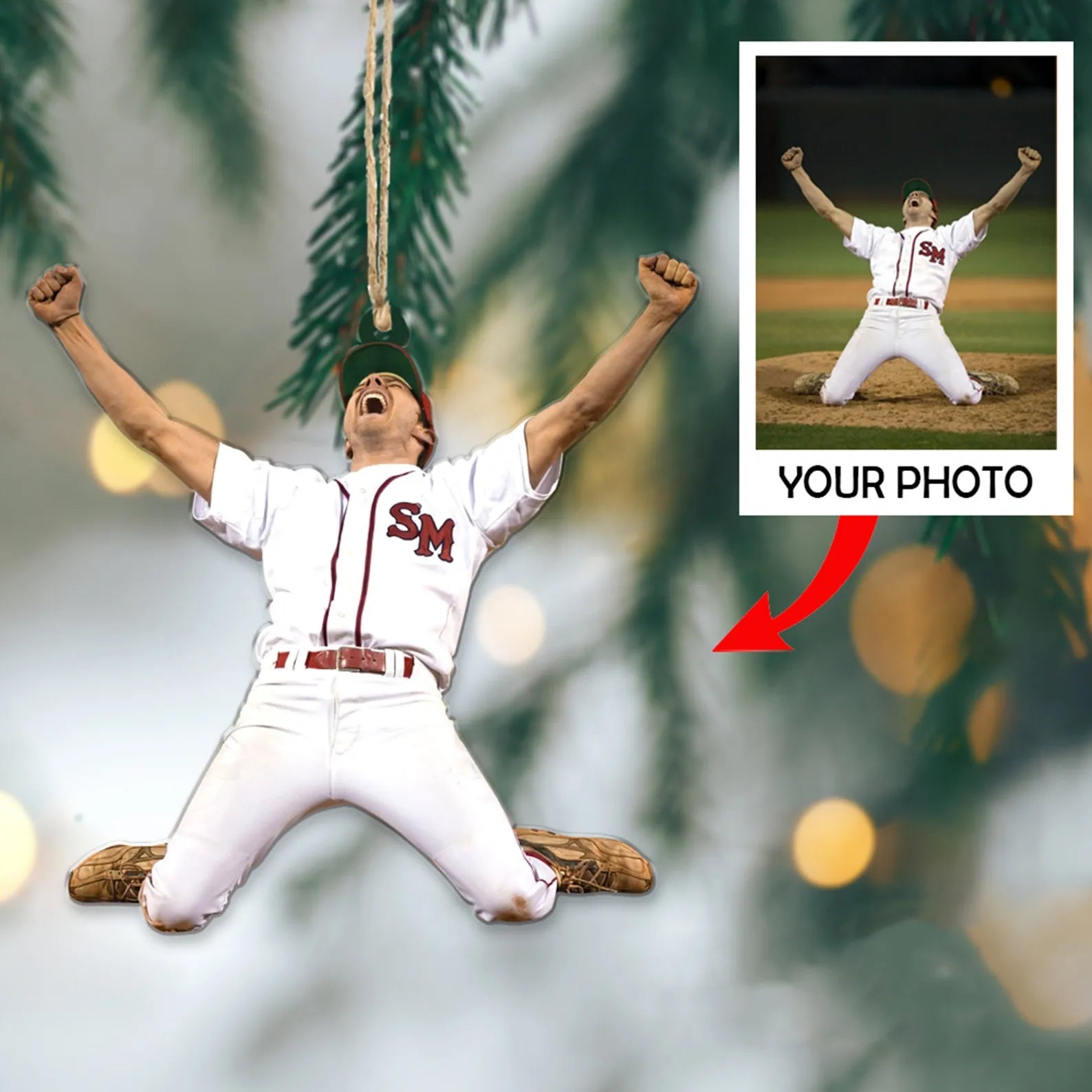 Custom Baseball Photo Ornament – Personalized Christmas Gift for Baseball Player – Baseball Lovers | Christmas Decor Custom Baseball Photo Ornament – Personalized Christmas Gift for Baseball Player – Baseball Lovers | Christmas Decor
