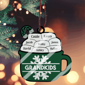 Christmas Family Hot Chocolate Ornament - Custom Ornament Acrylic - Christmas Gift for Family, Couples, Friends, Babies, Mothers and Grandma 1 christmas family hot chocolate ornament custom ornament acrylic christmas gift for family couples friends babies mothers and grandma suzitee store 2 36224987070767.png