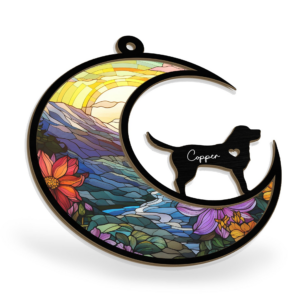 Pet Loss Dog/Cat - Personalized Window Hanging Suncatcher Ornament - Memorial Gift, Remembrance, Bereavement for Dog/Cat Owner 4 Pet Loss Personalized Window Han 4.png