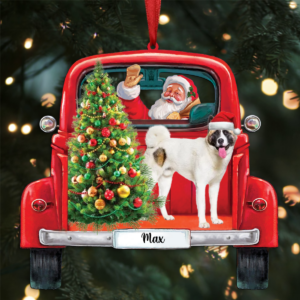 Santa & Dog Christmas - Personalized Custom Shaped Acrylic Ornament - Christmas Gift for Dog Lovers, Pet Lovers, Dog Mom, Dog Dad 2 download 83a6d78d e507 44e4 926c dc6ca0d87f4f.png